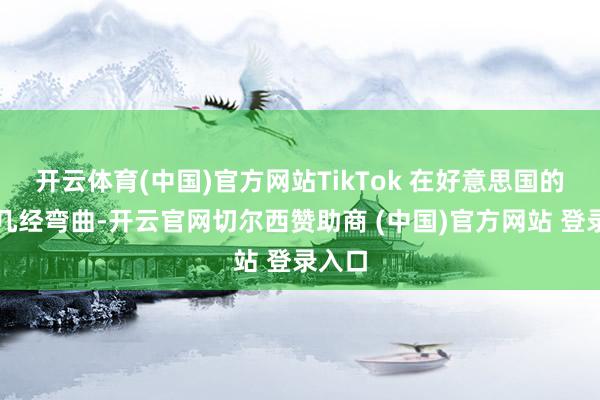 开云体育(中国)官方网站TikTok 在好意思国的发展几经弯曲-开云官网切尔西赞助商 (中国)官方网站 登录入口