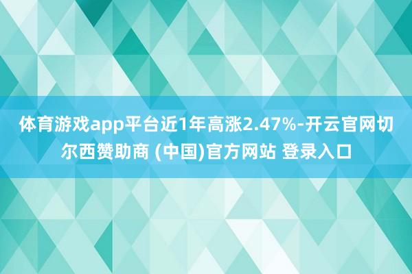 体育游戏app平台近1年高涨2.47%-开云官网切尔西赞助商 (中国)官方网站 登录入口